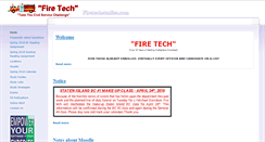 Desktop Screenshot of firetechstudies.com